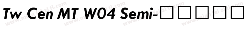 Tw Cen MT W04 Semi字体转换